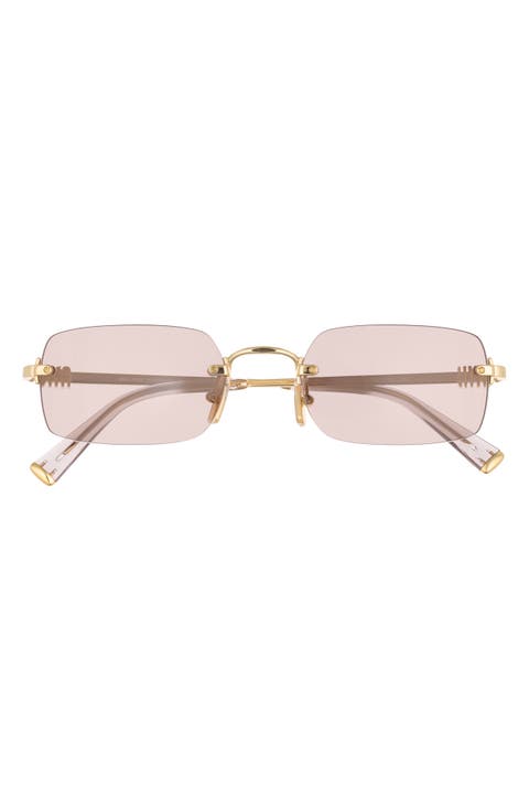 52mm Rectangular Sunglasses
