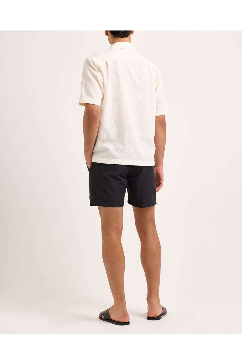 Ridley Relaxed-Fit Shirt, Alternate, color, White Sand/Night Iris