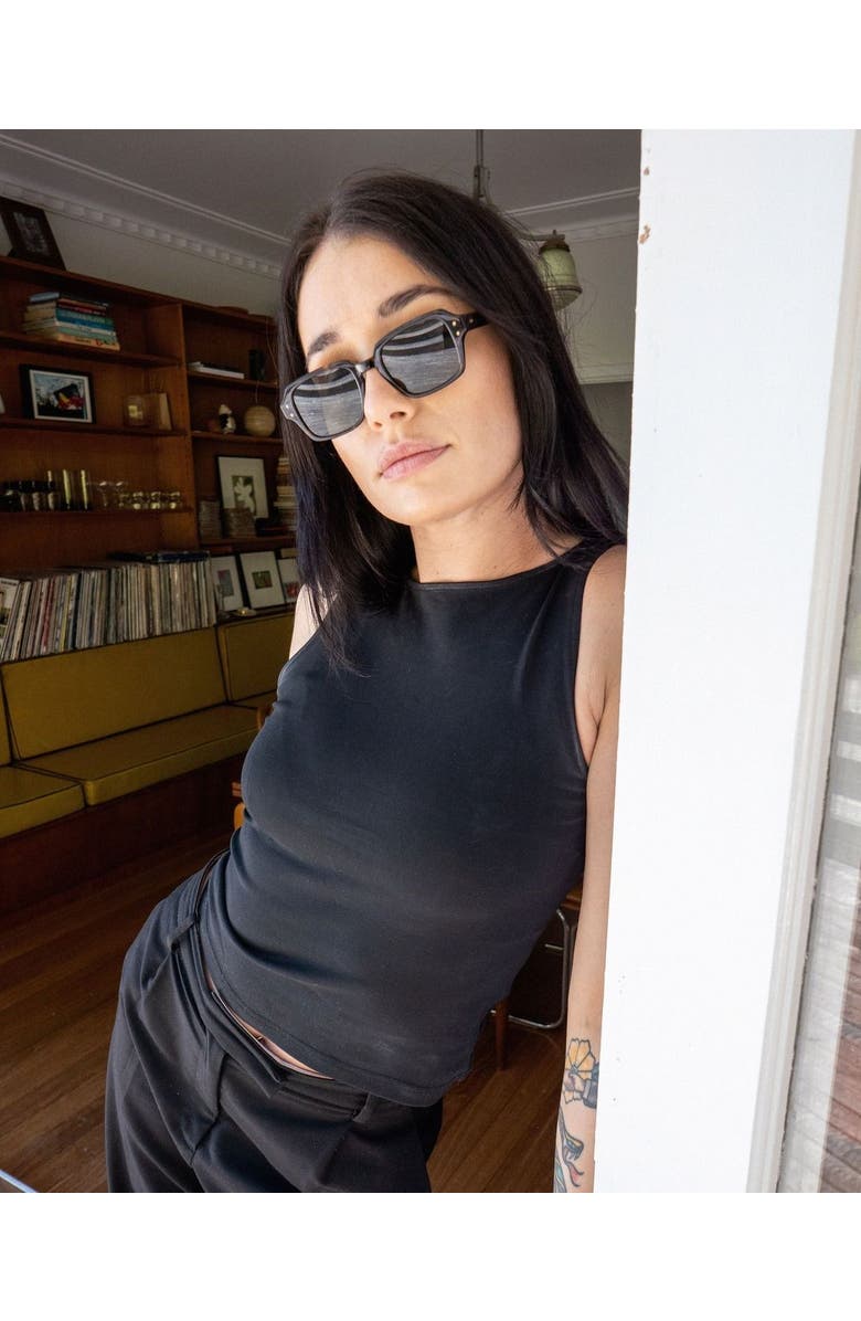 Epokhe Wilson Sunglasses, Alternate, color, Black