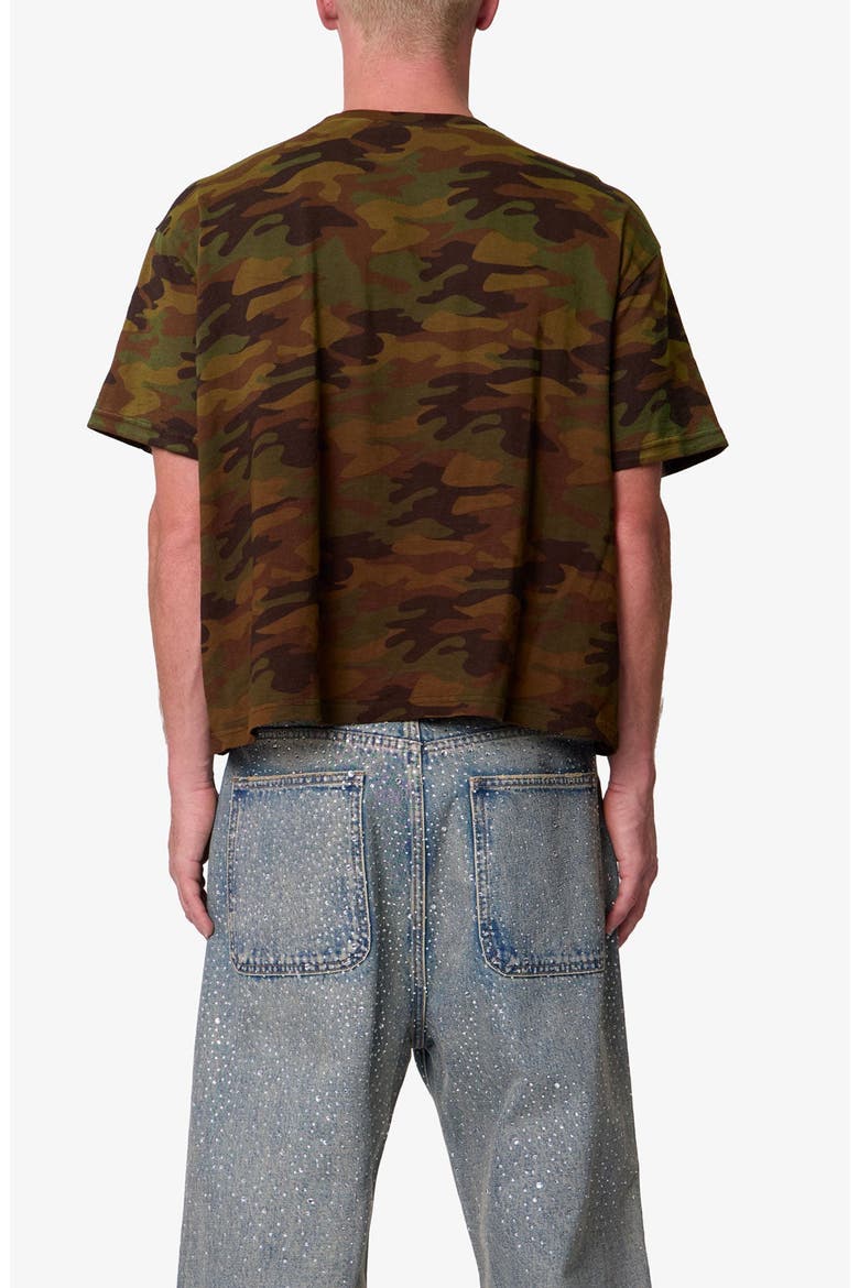 Camo Print Slub T-Shirt, Alternate, color, CAMO