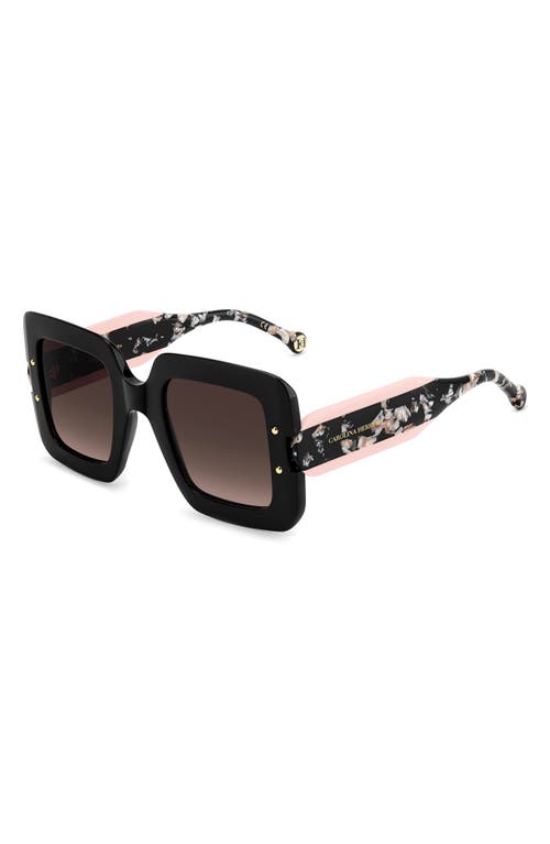Carolina Herrera 50mm Square Sunglasses In Black