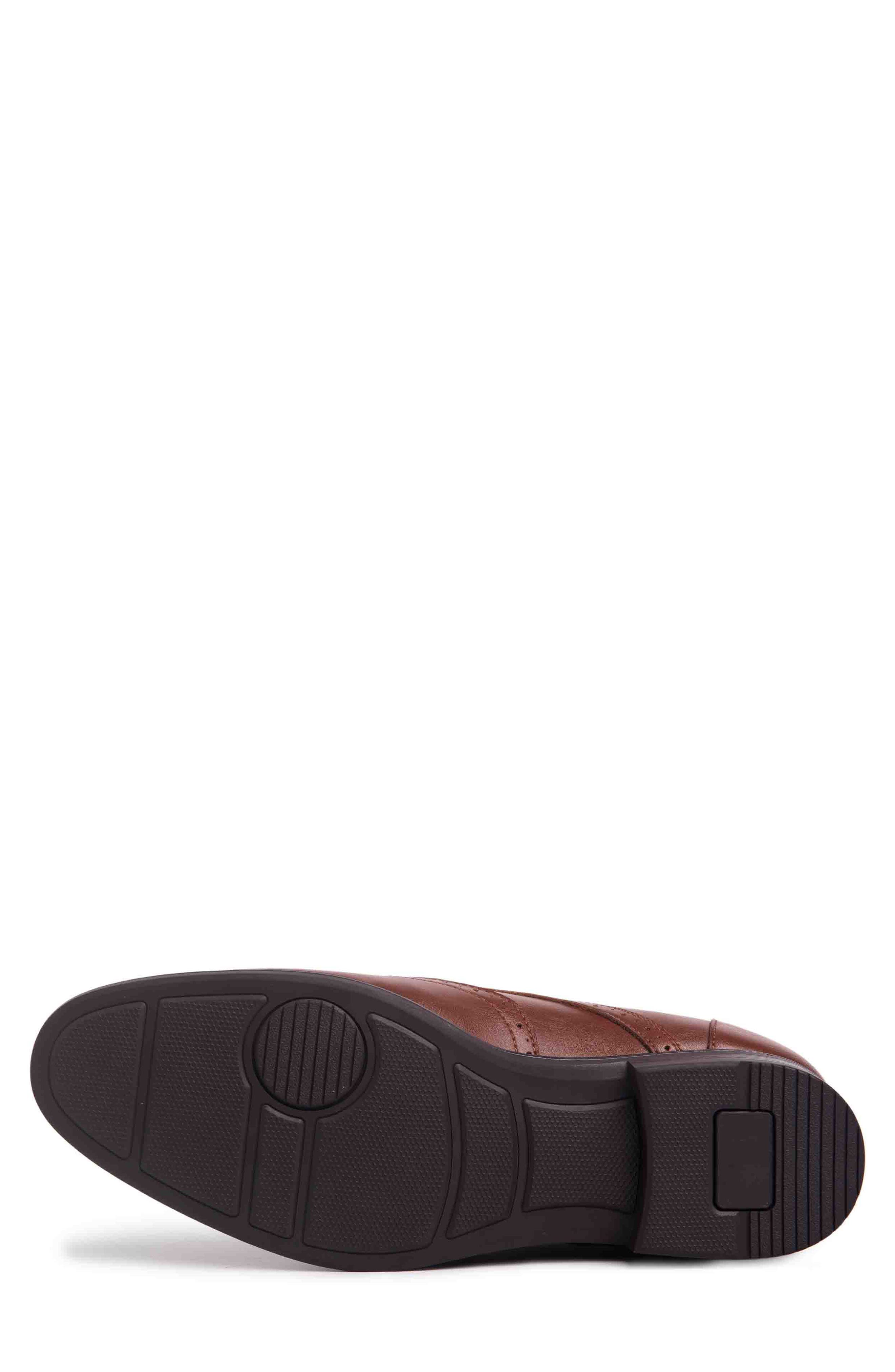 Howard Street Wingtip Dress Oxford, Alternate, color, COGNAC