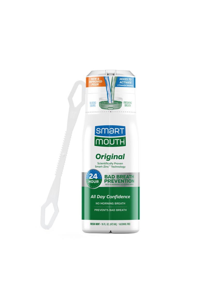 Original Zinc Activated Fresh Mint Mouthwash and Tongue Cleaner 16 fl oz, 1 Count, Main, color, Fresh Mint