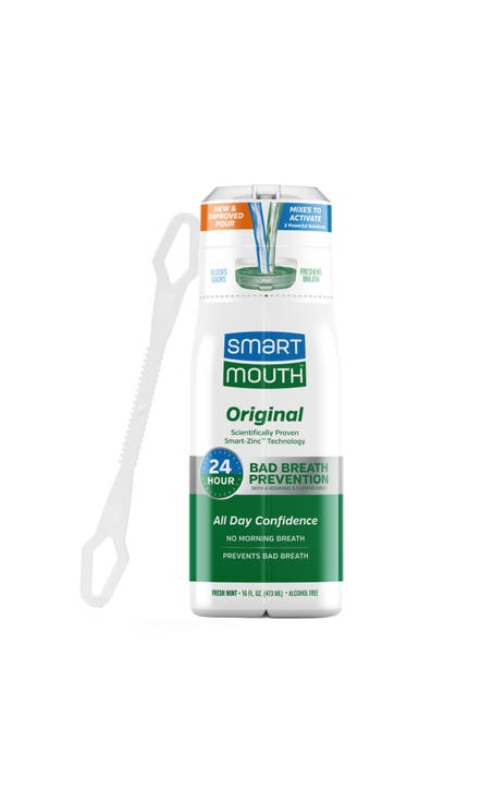 Original Zinc Activated Fresh Mint Mouthwash and Tongue Cleaner 16 fl oz, 1 Count