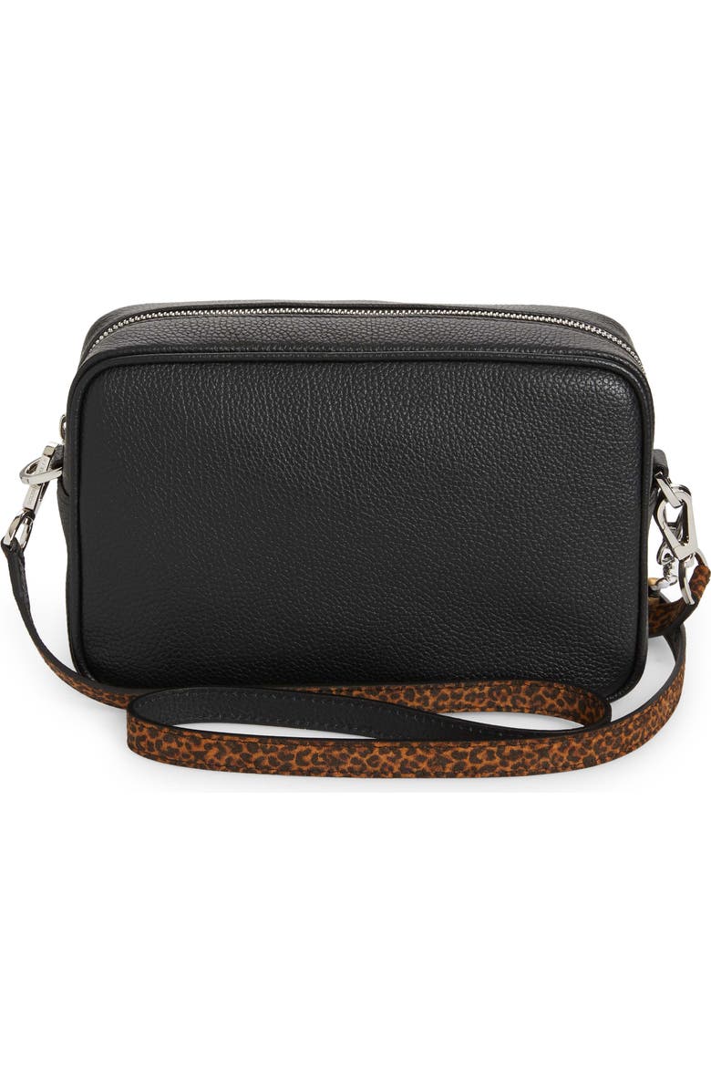 Golden Goose Star Leather Crossbody Camera Bag, Alternate, color,