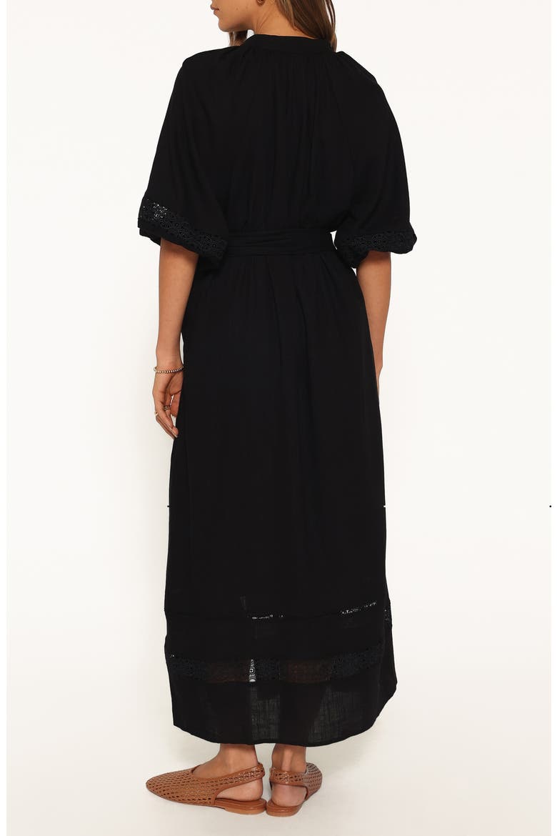 Decosta Maxi Dress, Alternate, color, BLACK