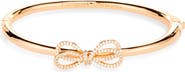 Kate Spade New York bow meets girl pavé bangle bracelet