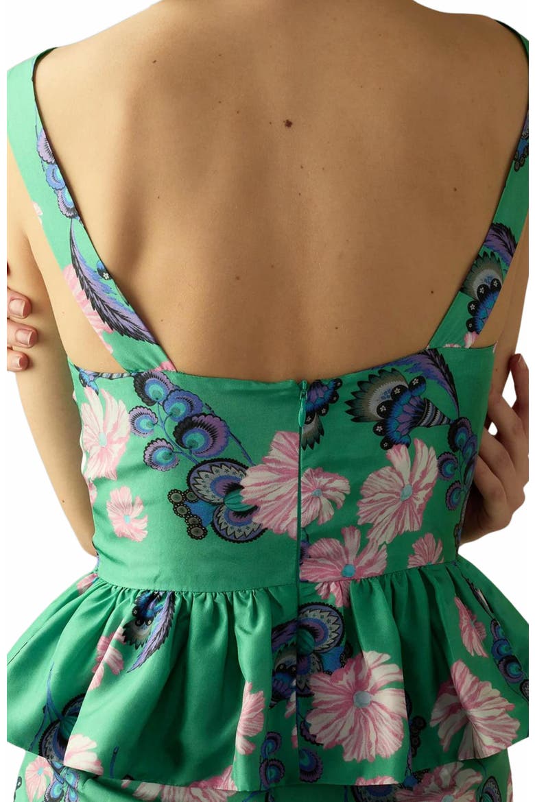 Eden Silk Top, Alternate, color, Green Multi
