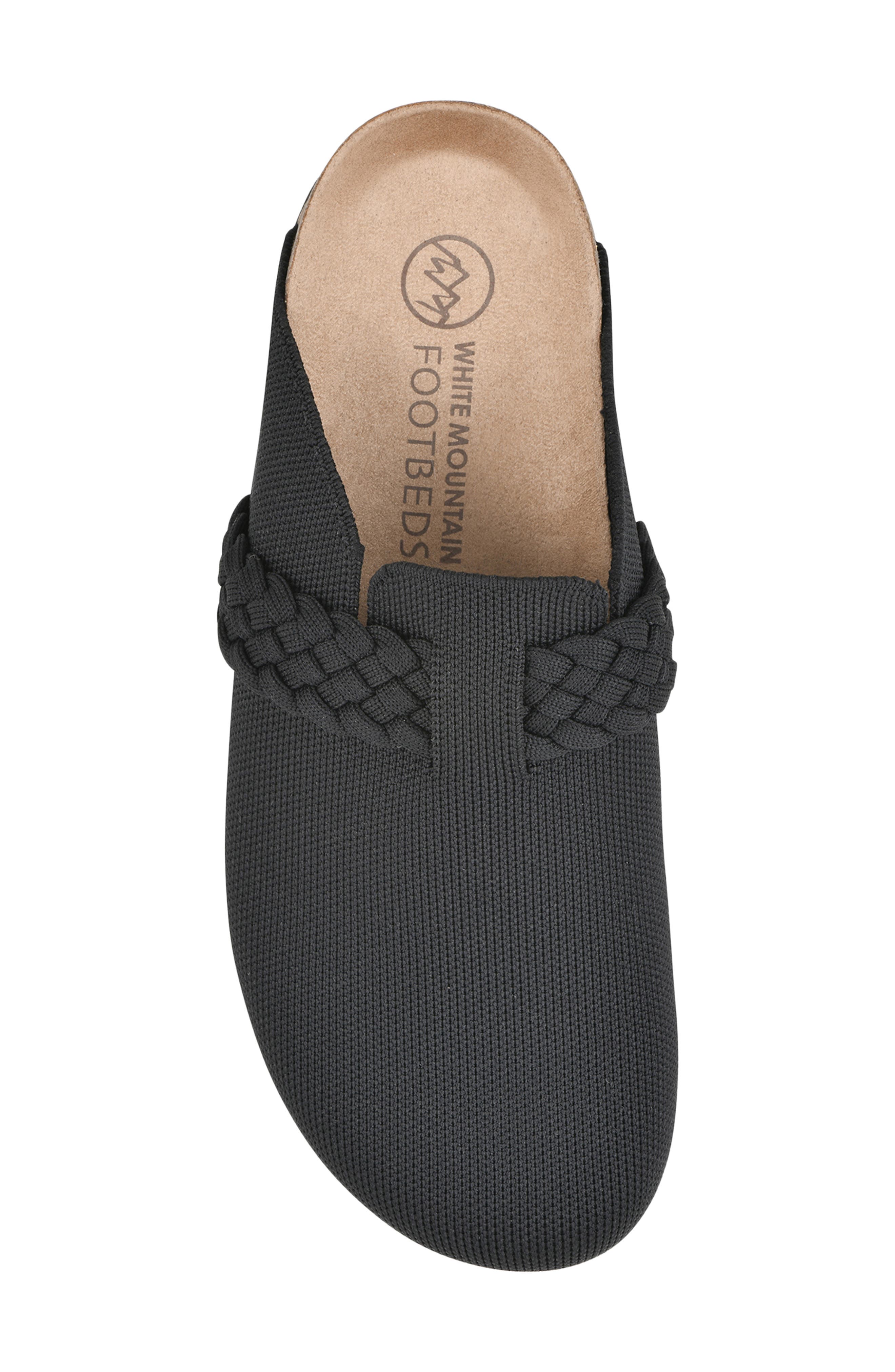 Bistros Platform Clog, Alternate, color, BLACK/ FABRIC