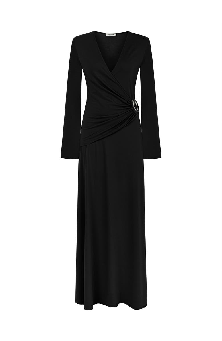 Nocturne Double Breasted Dress with Accessory Detail, Alternate, color, 