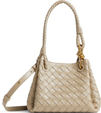 Small Andiamo Intrecciato Leather Crossbody Bag