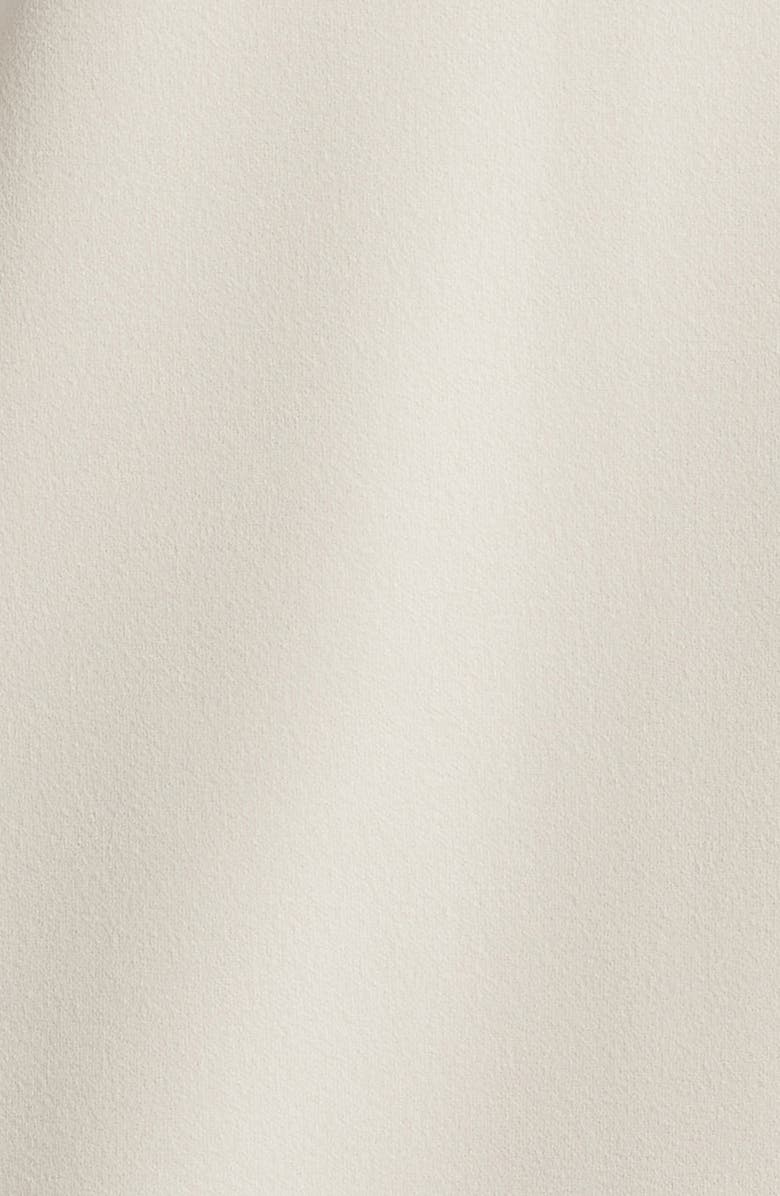 Anne Klein Floral Mock Neck Sheath Dress, Alternate, color, Swan White/ Anne Black