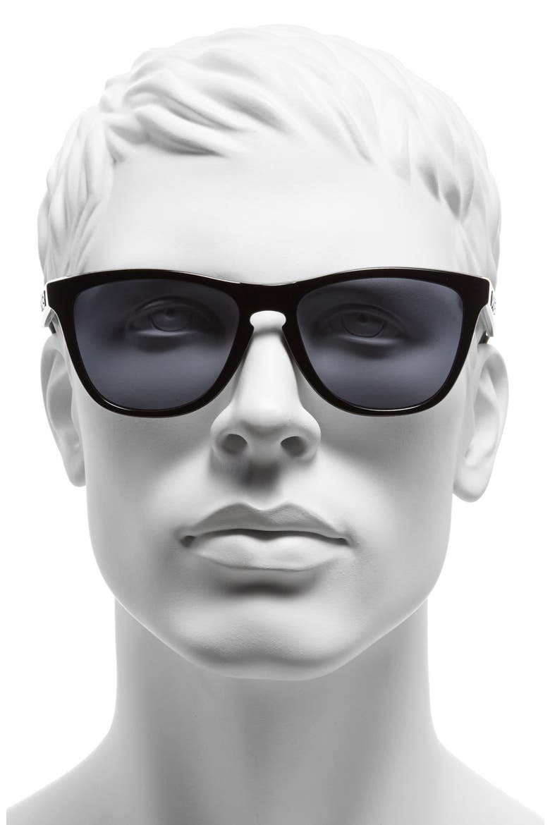 Sunglasses, Alternate, color, POLISHED BLACK/ GREY