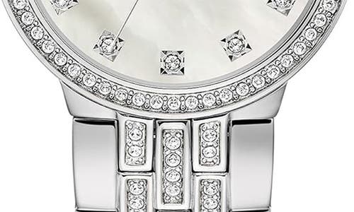 Bulova Diamond Mother-of-pearl Bracelet Watch, 28.5mm