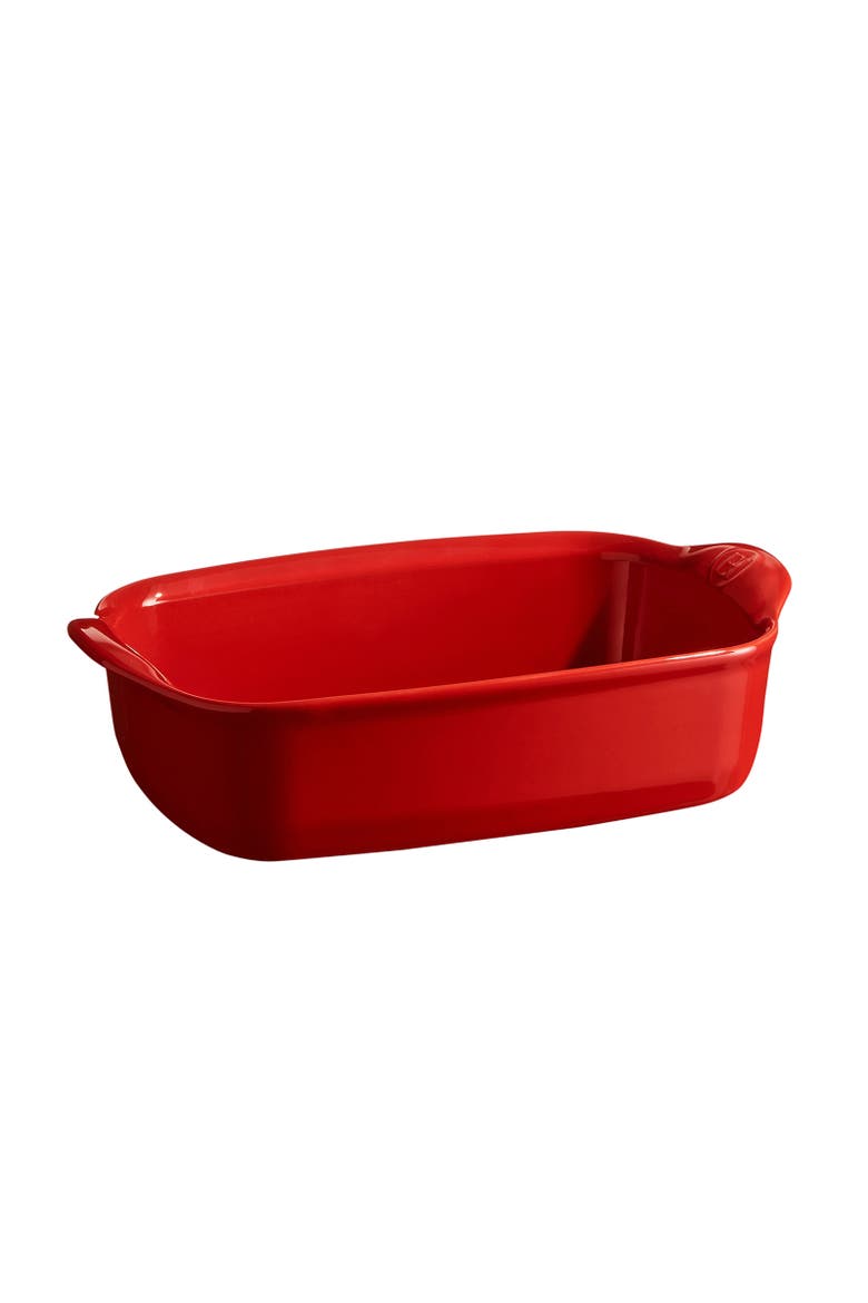 Individual Rectangle Baking Dish Ultime, 8.75" X 5.5", Main, color, Burgundy