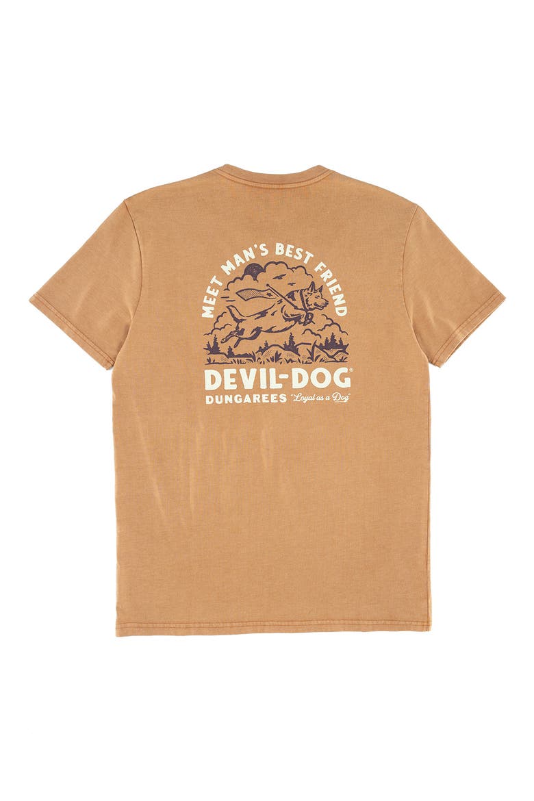 Man's Best Friend Graphic T-Shirt, Alternate, color, CLAY