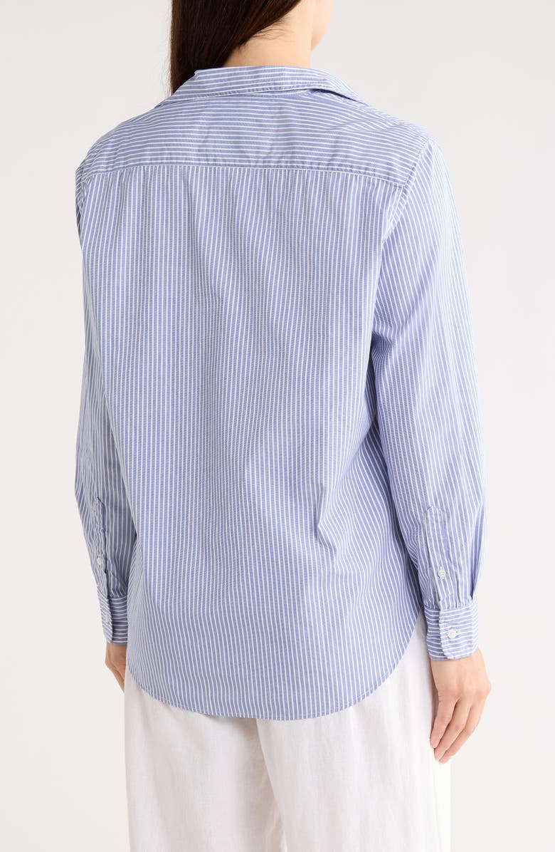 Frank & Eileen Eileen Relaxed Fit Stripe Button-Up Shirt, Alternate, color, Blue White Stripe