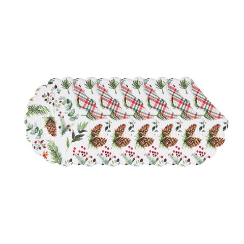 Jovie Round Placemats Set of 6, 17"