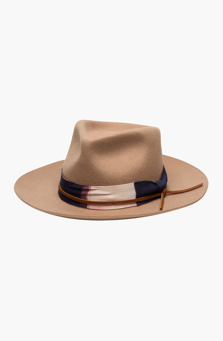 W Y E T H Wyatt Fedora, Main, color, Camel / Navy / Pink