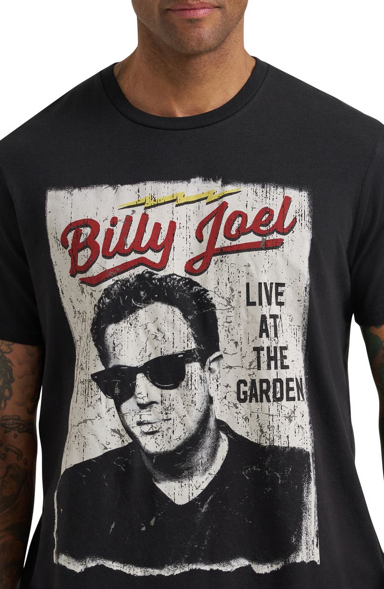Lee Billy Joel 'Live at the Garden' Graphic T-Shirt, Alternate, color, Jet Black