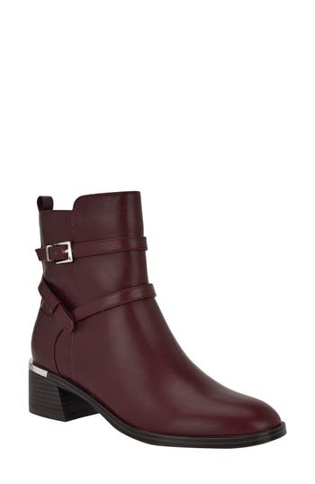 Calvin Klein Jansen Bootie In Red
