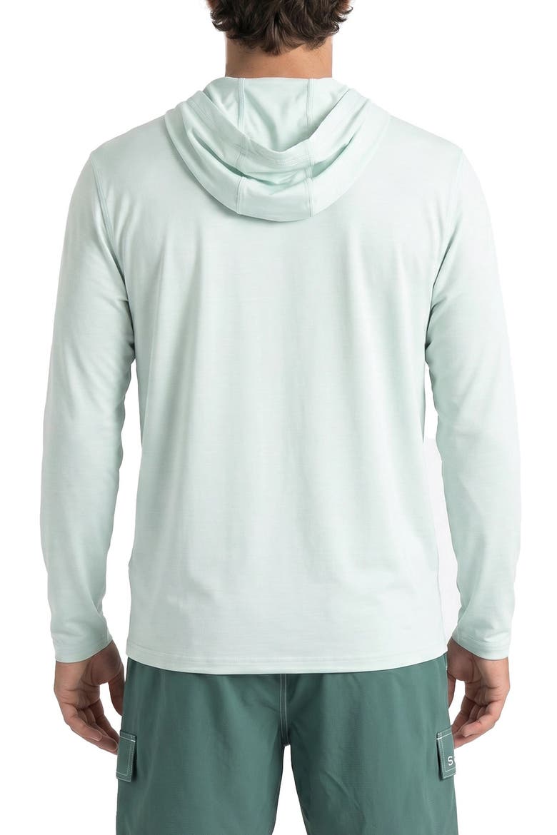 Core Heather Hooded Rashguard, Alternate, color, BLUE GLASS