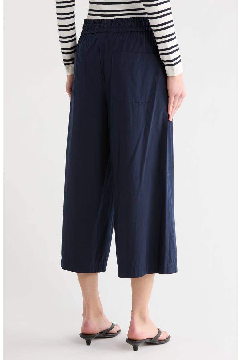 Main St. Cotton Wide Leg Pants, Alternate, color, DARK MIDNIGHT