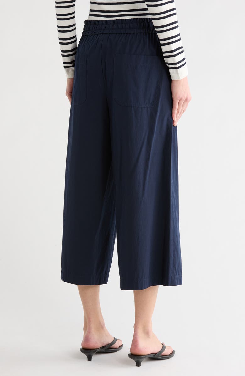 TWP Main St. Cotton Wide Leg Pants, Alternate, color, Dark Midnight