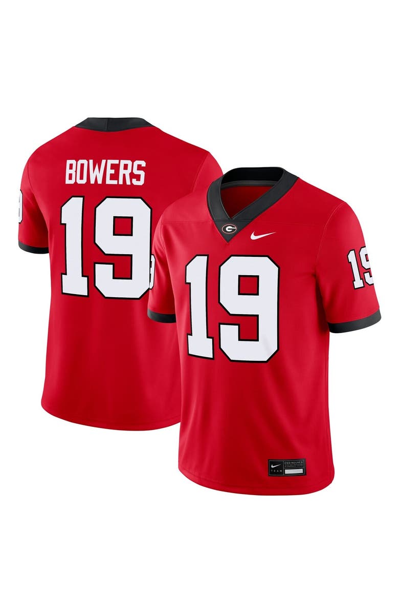 Nike Men's Nike Brock Bowers Red Georgia Bulldogs Player Game Jersey, Alternate, color, Red