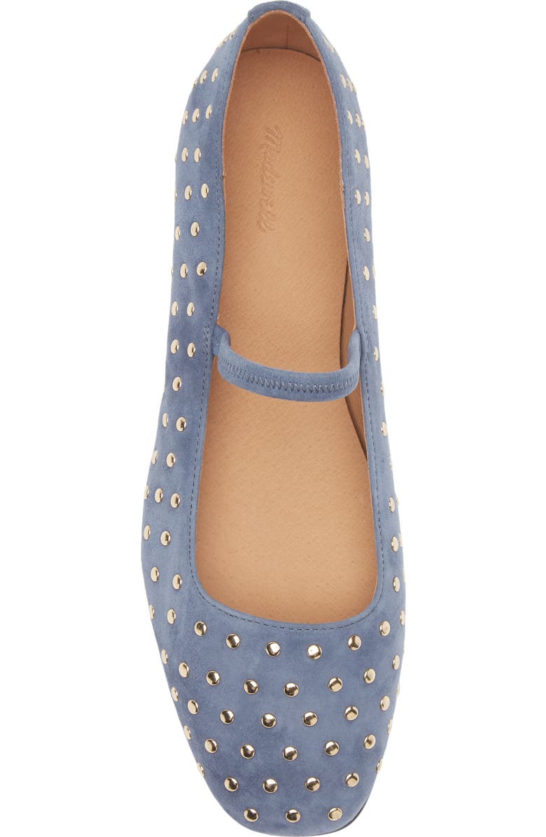 Madewell The Greta Ballet Flat, Alternate, color, Basalt Blue