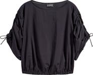 Emporio Armani Cropped Cotton Top