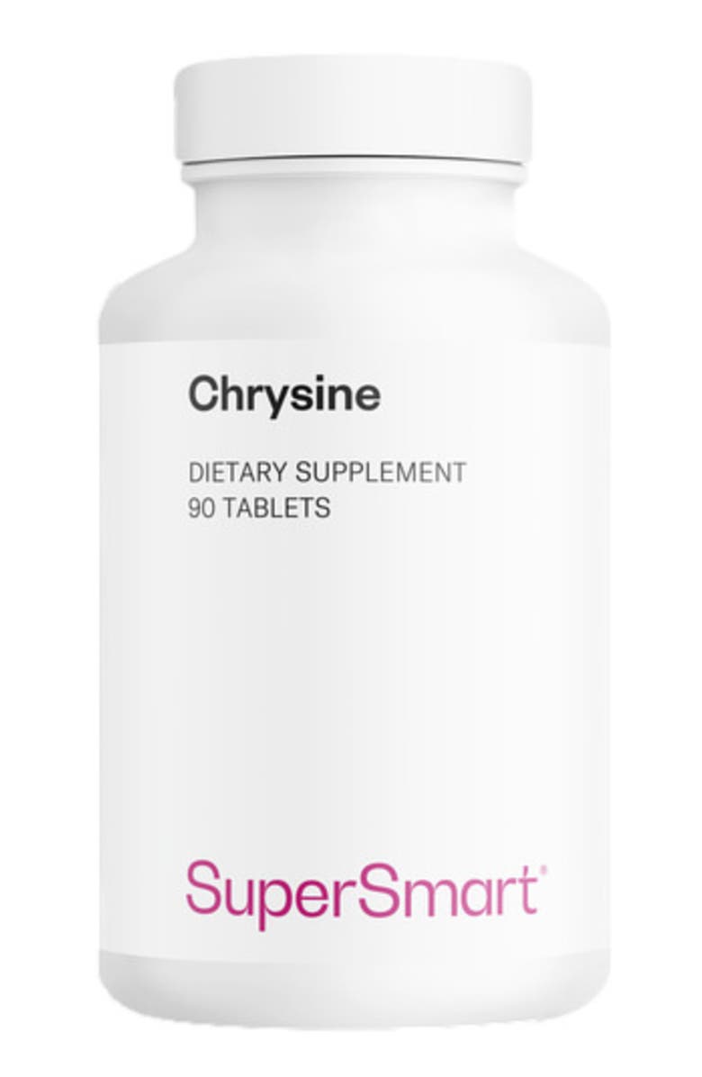 SuperSmart Chrysin Supplement 1500mg, Main, color, NO COLOR