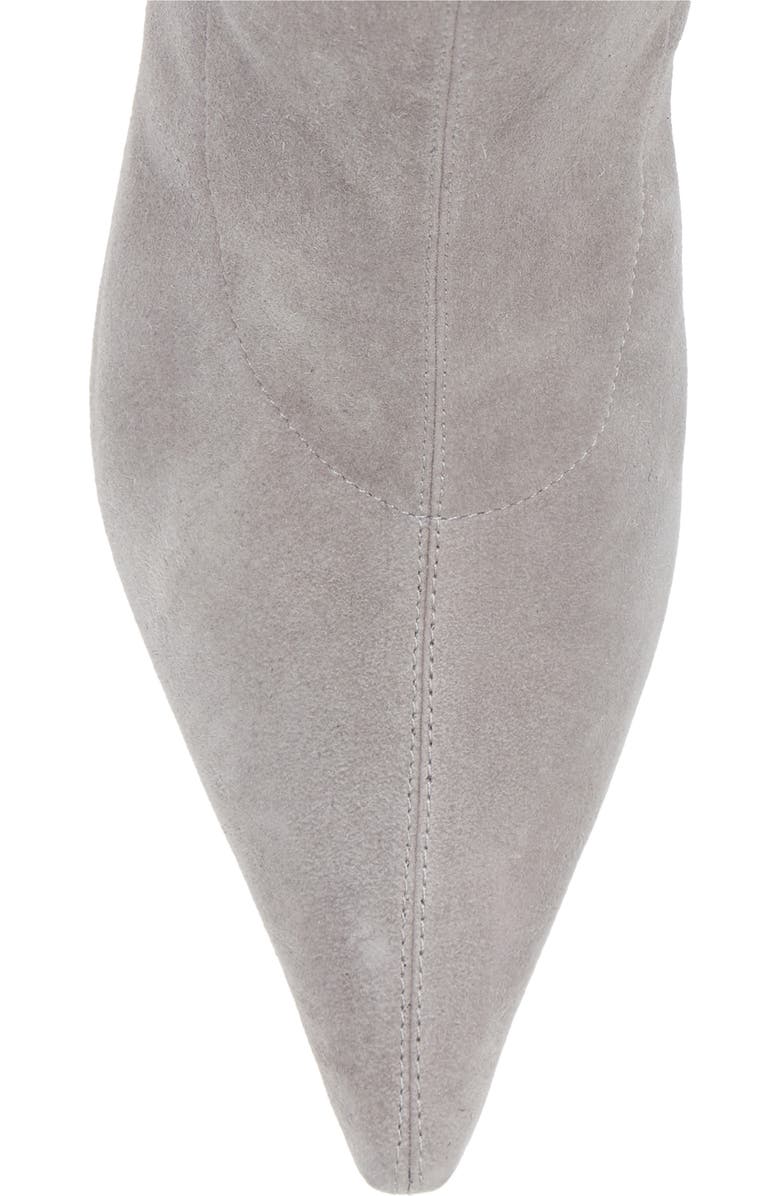 rag & bone Mercer Pointed Toe Bootie, Alternate, color, Stone Suede