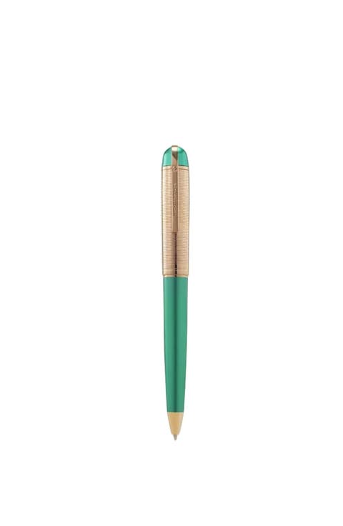 Skyline Emerald Rose Gold Trim Ballpoint