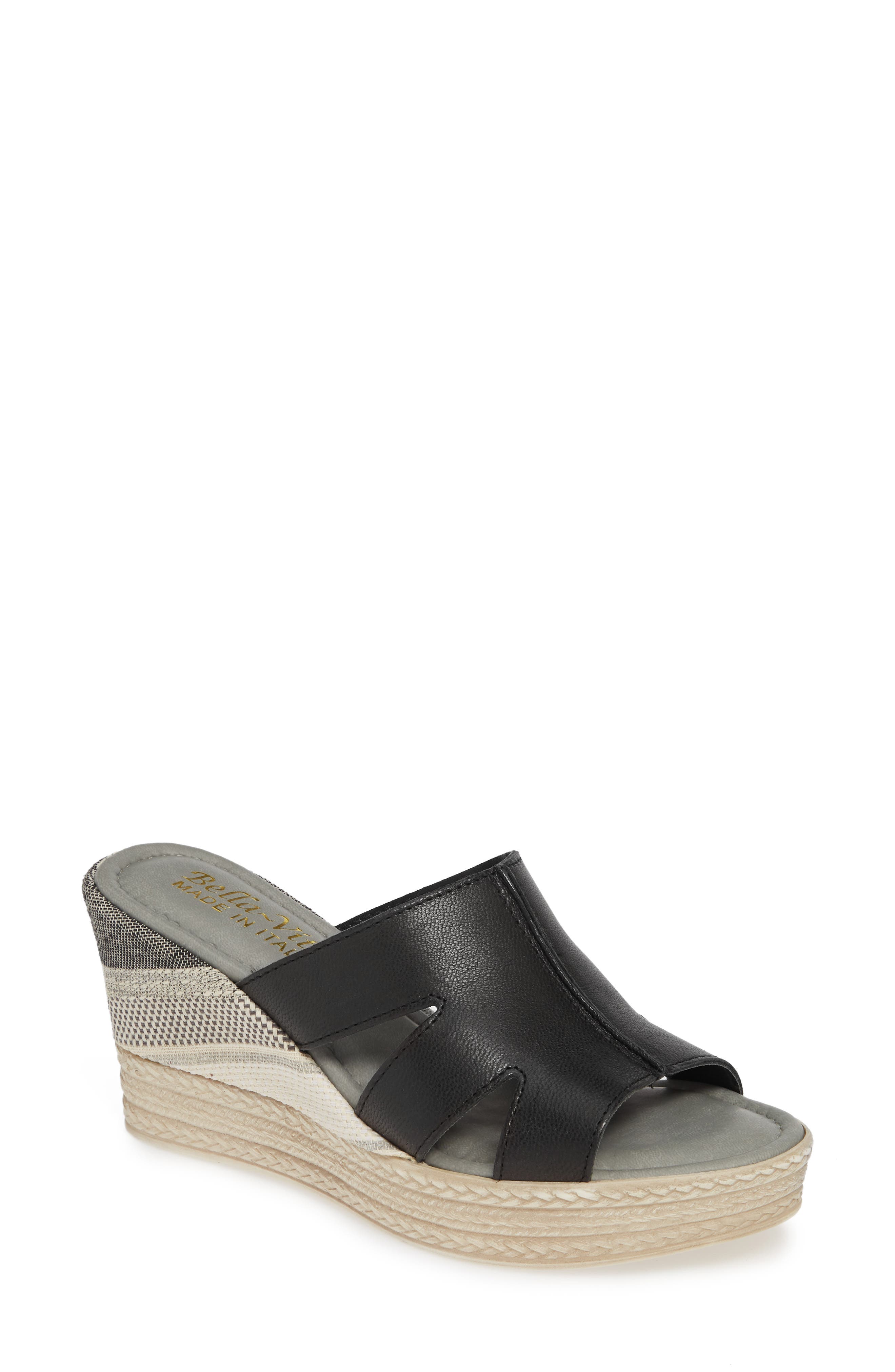 Bella Vita Rox Wedge Slide Sandal, Main, color, 