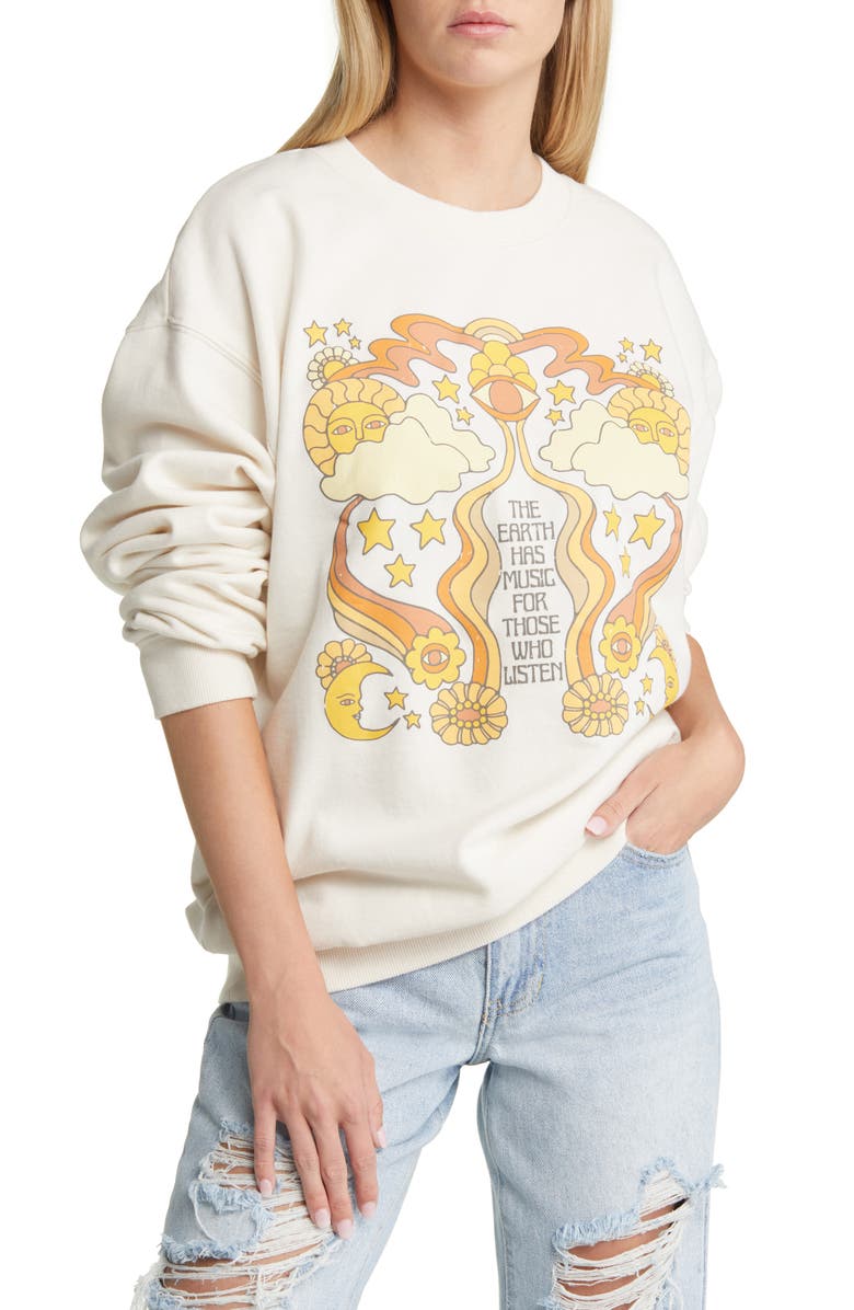 Desert Dreamer Women's Earth Music Graphic Sweatshirt, Main, color, 