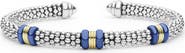 LAGOS Caviar Marine Ceramic & 18k Gold Cuff