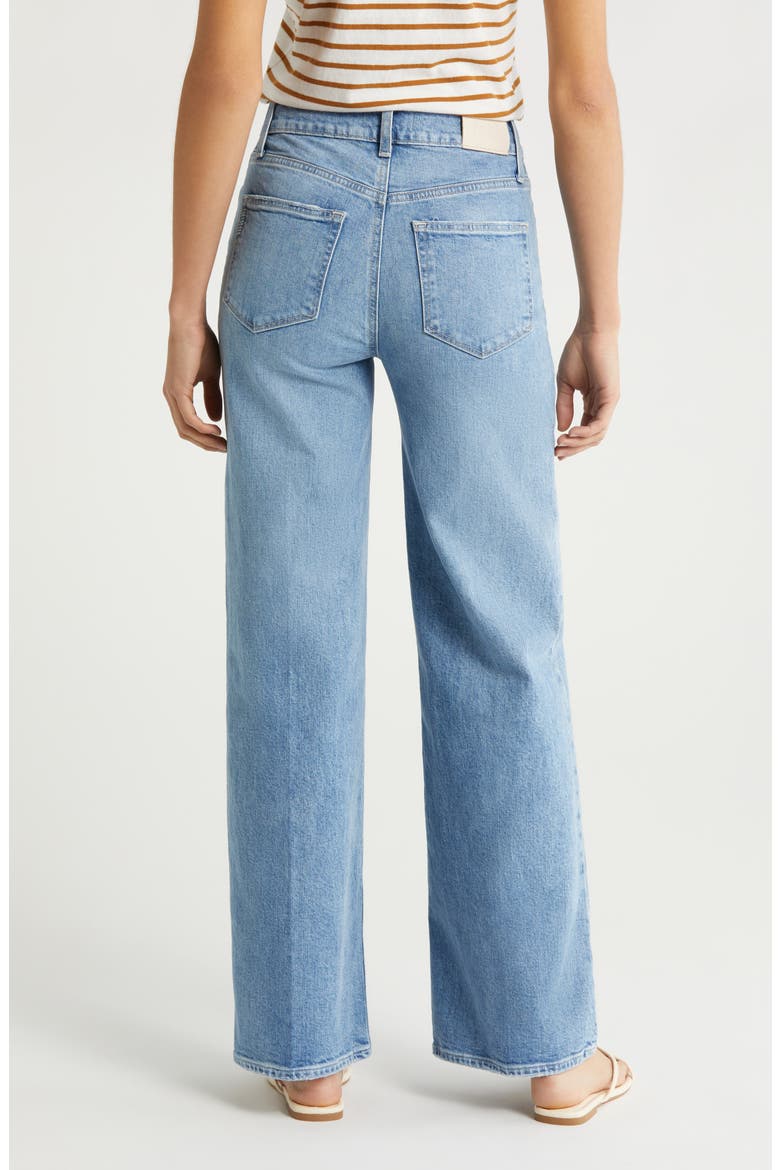 Sasha Organic Cotton Wide Leg Jeans, Alternate, color, MAGNIFIQUE