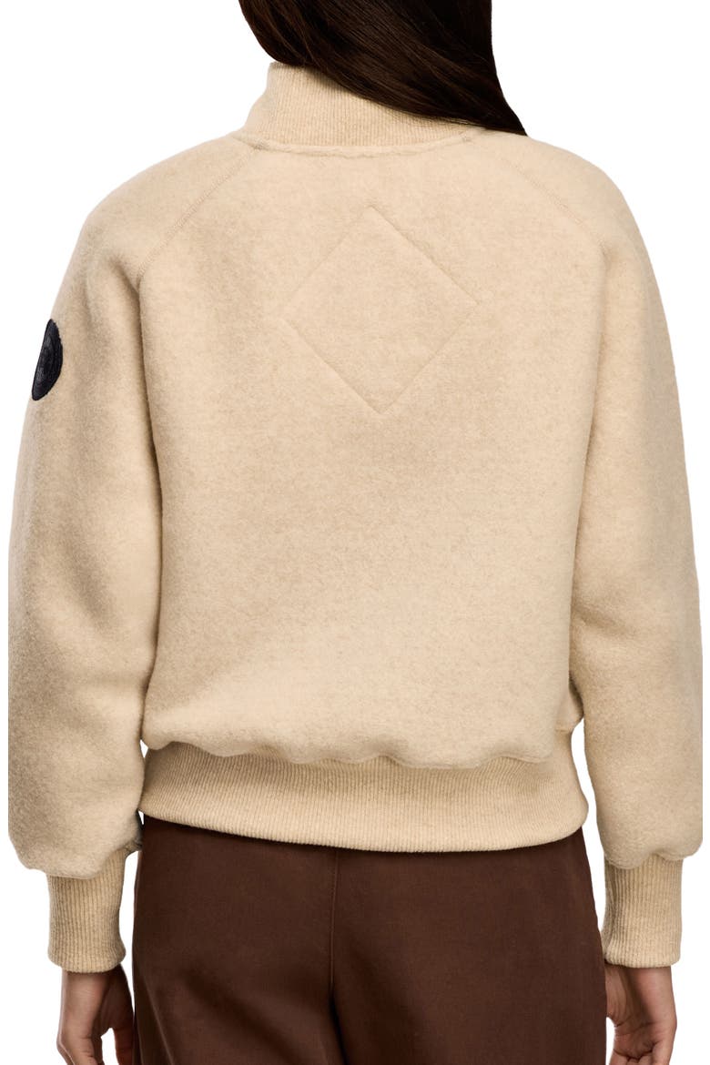 Sierra High Pile Fleece Bomber, Alternate, color, LIGHT TAN