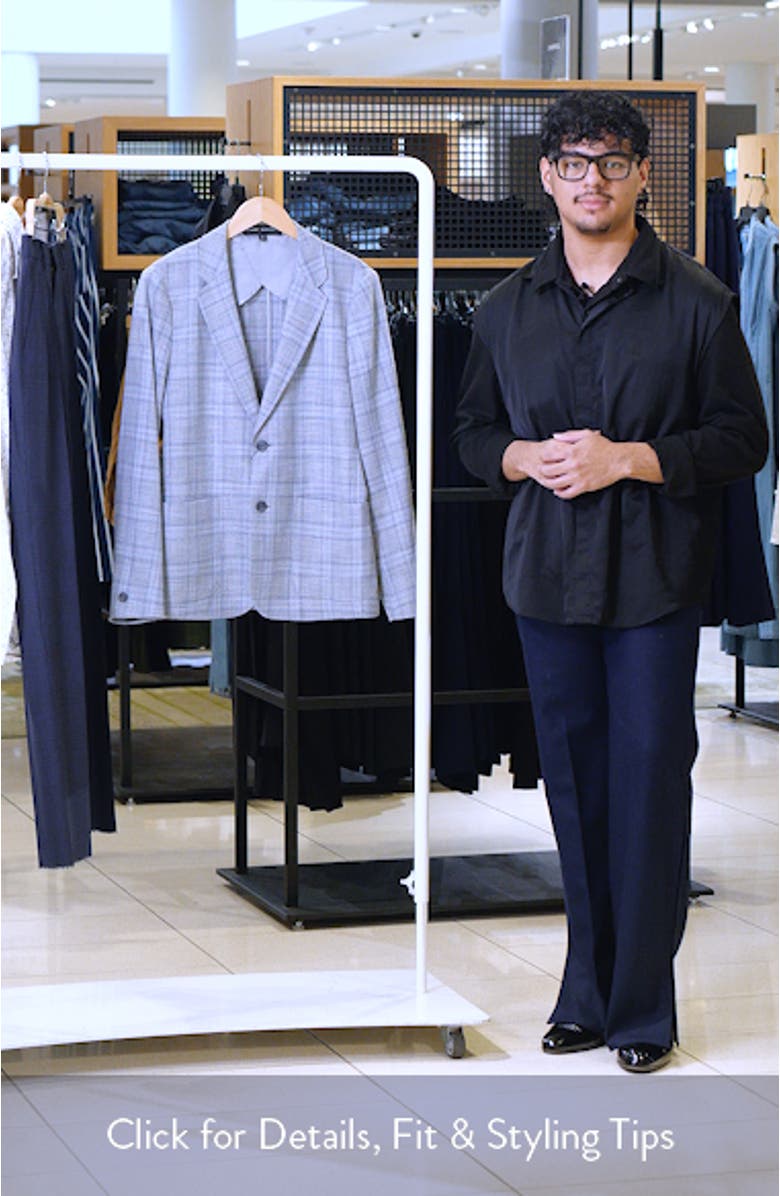 Ambrose Plaid Knit Sport Coat, sales video thumbnail