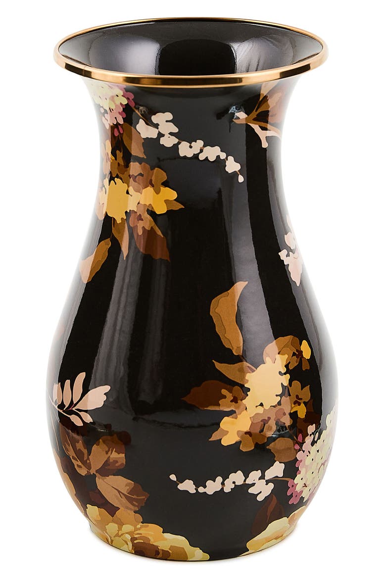 Wild Rose Tall Vase, Main, color, BROWN