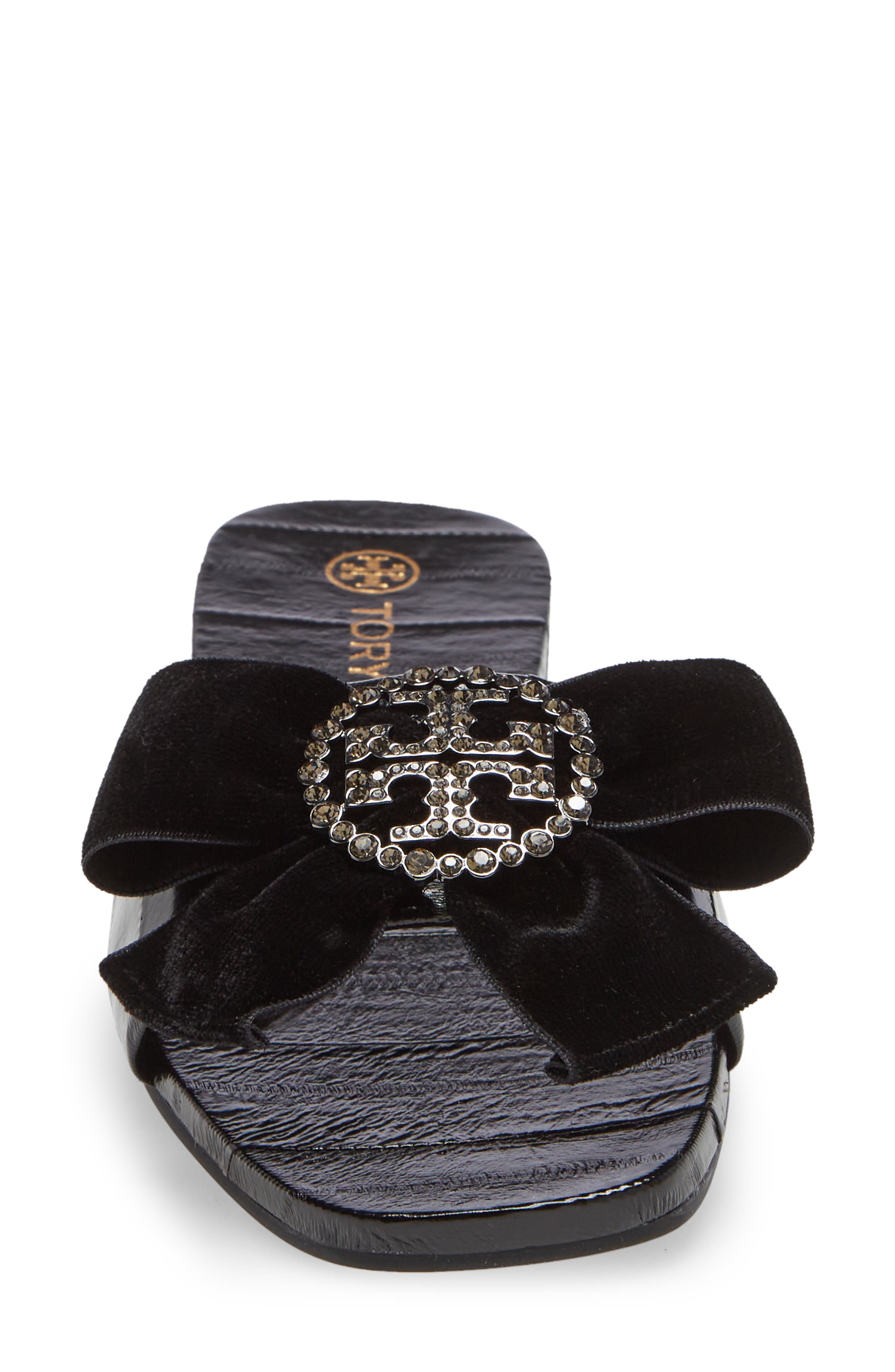 Tory Burch Crystal Slide Sandal, Alternate, color, 