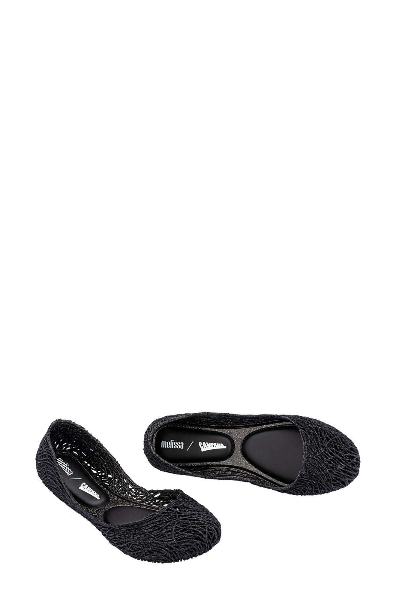 Melissa Campana Flow Flat, Alternate, color, 