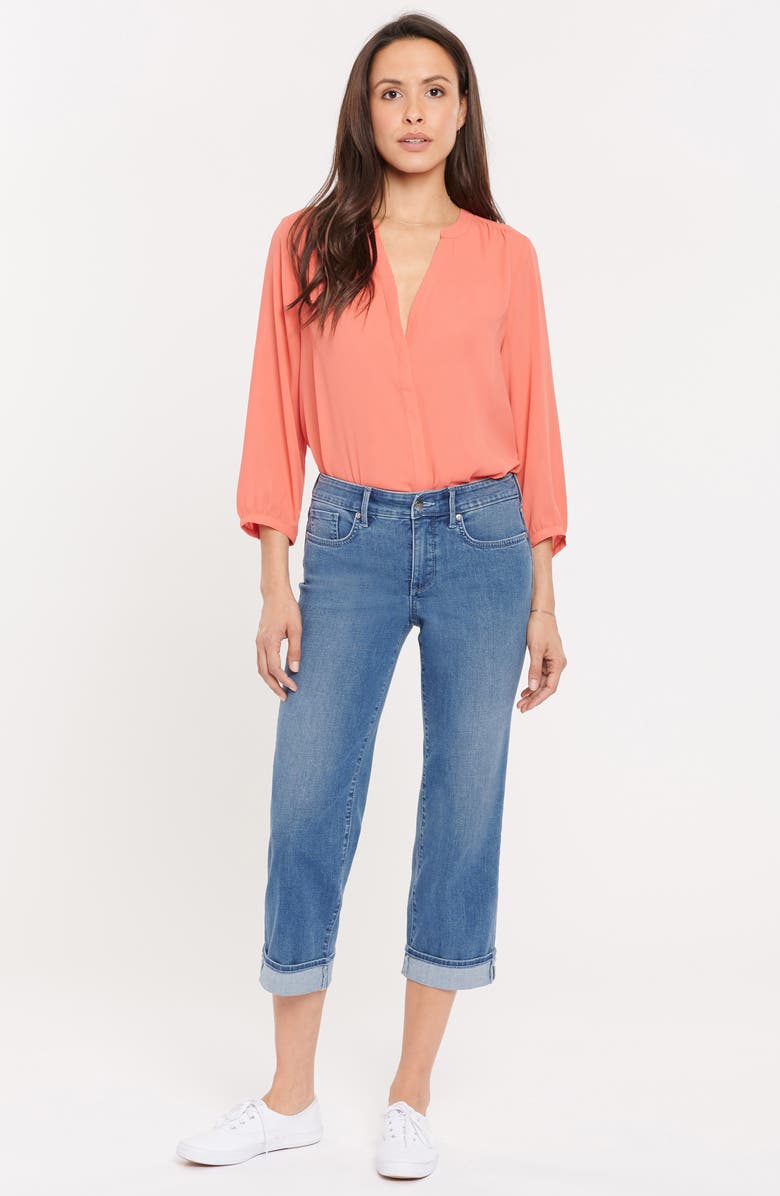 NYDJ Marilyn Cool Embrace Straight Crop Jeans, Alternate, color, 