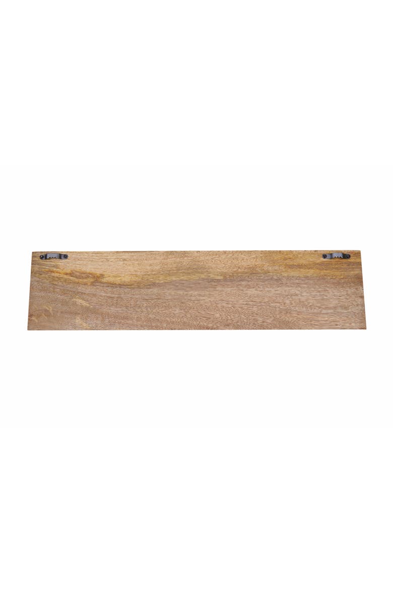 "Merry Christmas" Tree Mango Wood Decorative Wall Sign 5" x 20", Alternate, color, Brown