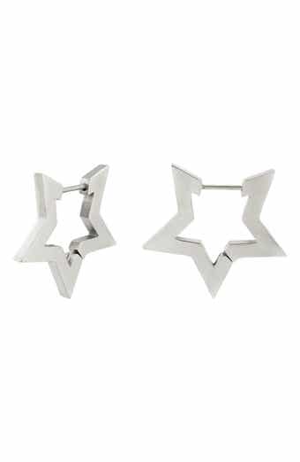 REBL Star Hoop Earrings