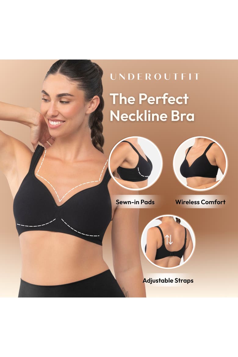 The Perfect Neckline Bra, Alternate, color, Quiet Shade