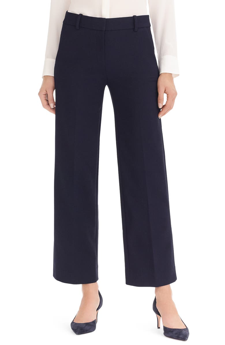 J.Crew Wide Leg Pant in Four Season Stretch, Main, color,
