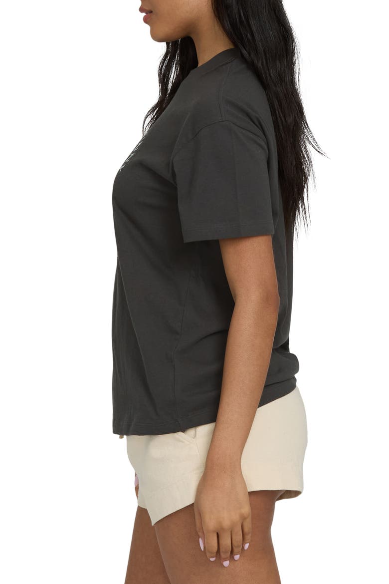 Rays of Joy Graphic Cotton T-Shirt, Alternate, color, OFF BLACK