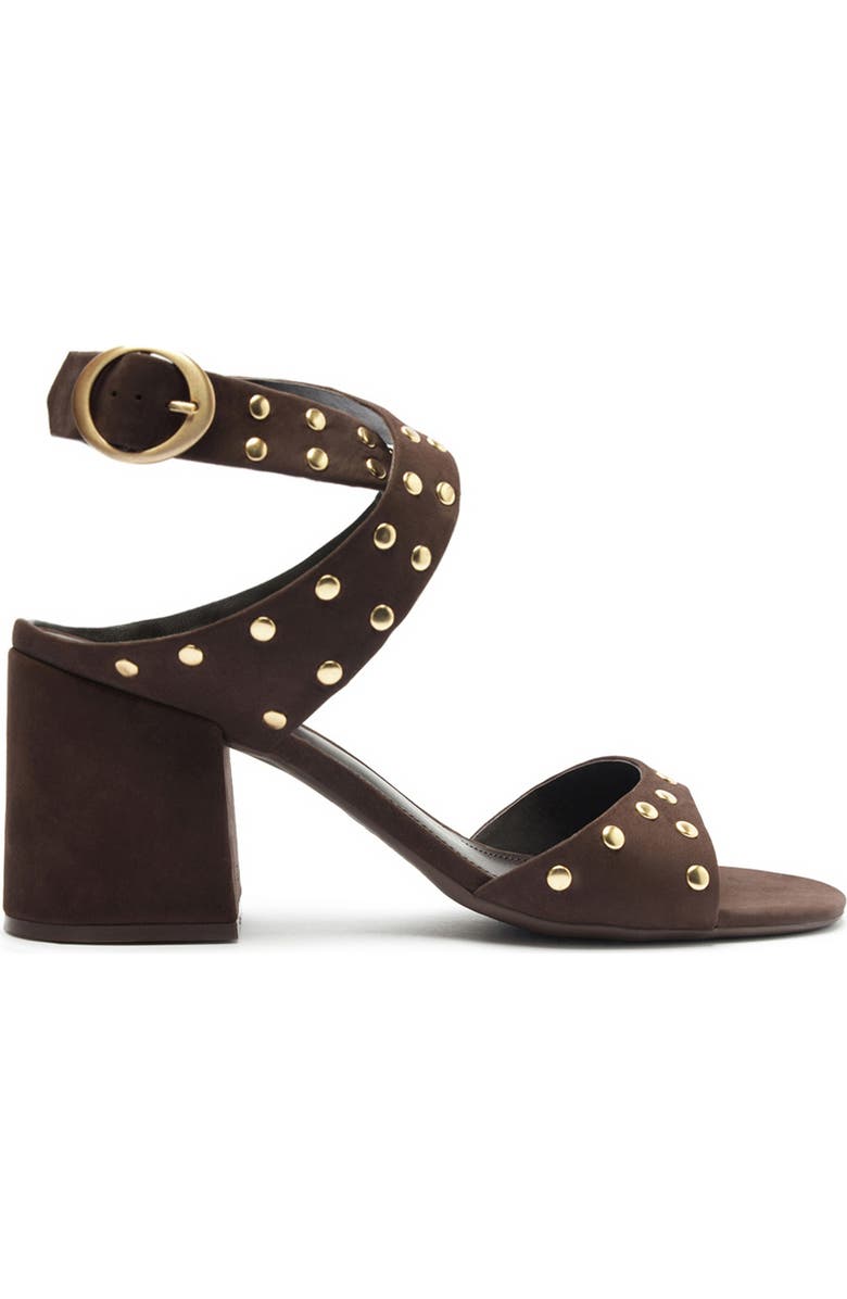 Arezzo Kara Ankle Strap Sandal, Alternate, color, Winter Coffee